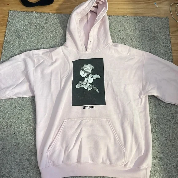 Artist union discount clothing pink hoodie